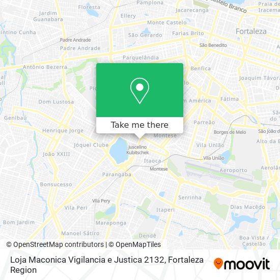 Loja Maconica Vigilancia e Justica 2132 map