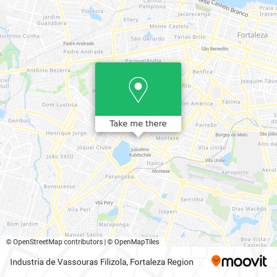 Industria de Vassouras Filizola map