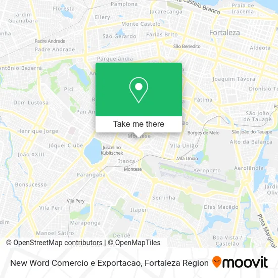 New Word Comercio e Exportacao map