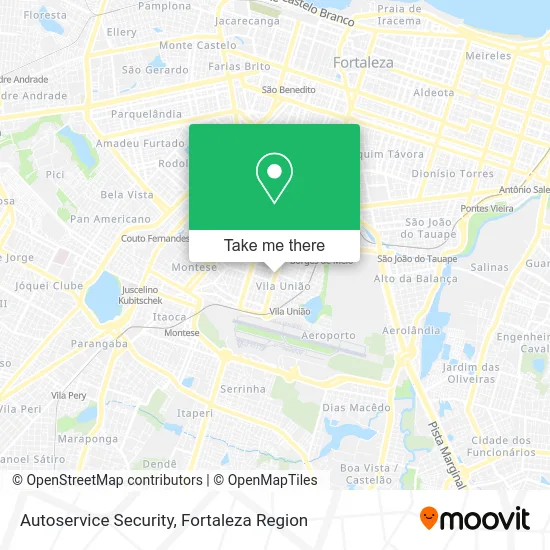 Autoservice Security map