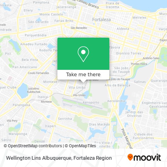Wellington Lins Albuquerque map