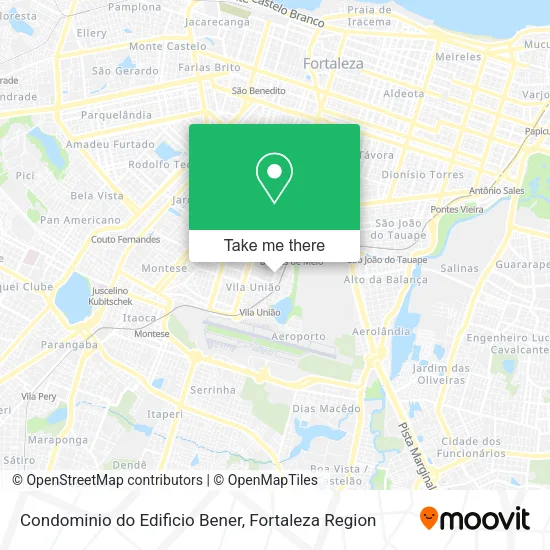 Condominio do Edificio Bener map