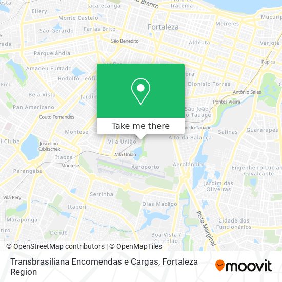 Transbrasiliana Encomendas e Cargas map