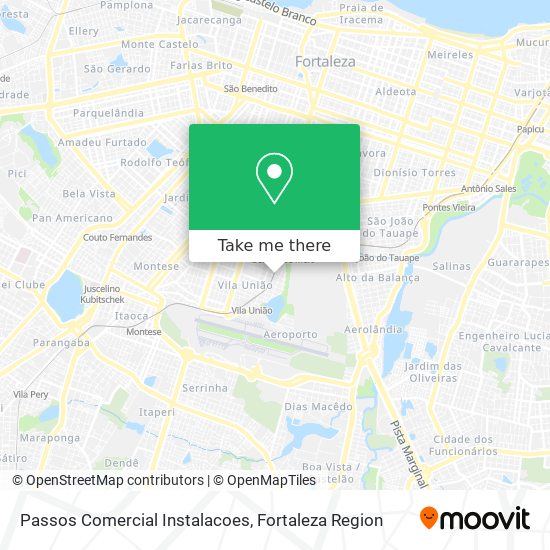 Passos Comercial Instalacoes map