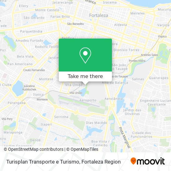 Turisplan Transporte e Turismo map