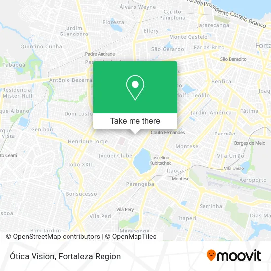 Ótica Vision map
