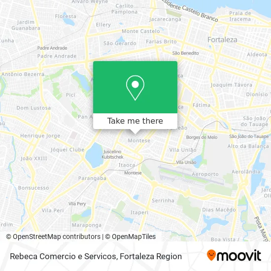 Rebeca Comercio e Servicos map