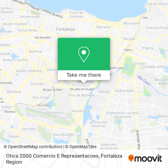 Otica 2000 Comercio E Representacoes map