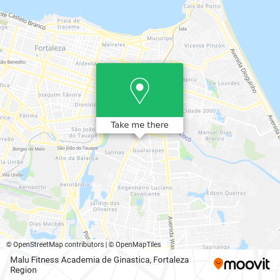 Malu Fitness Academia de Ginastica map