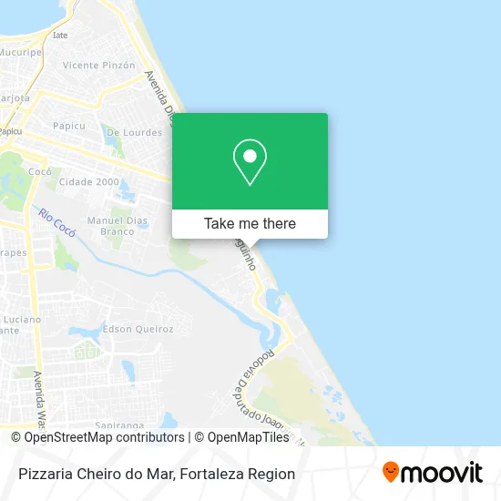 Pizzaria Cheiro do Mar map