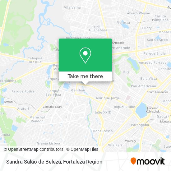Sandra Salão de Beleza map