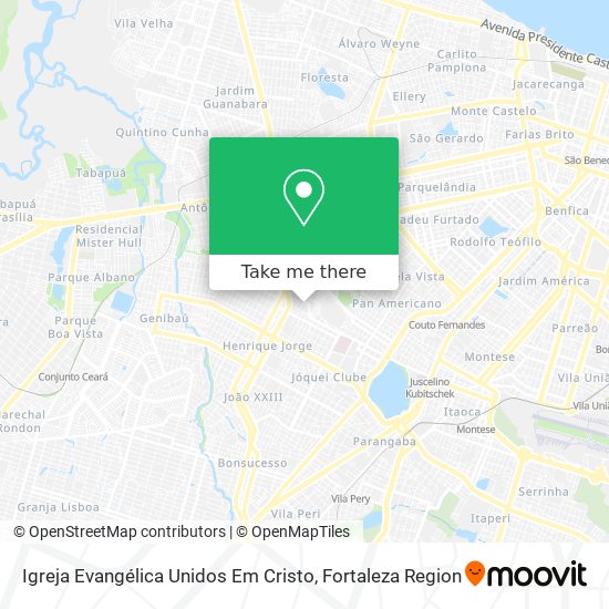 Igreja Evangélica Unidos Em Cristo map