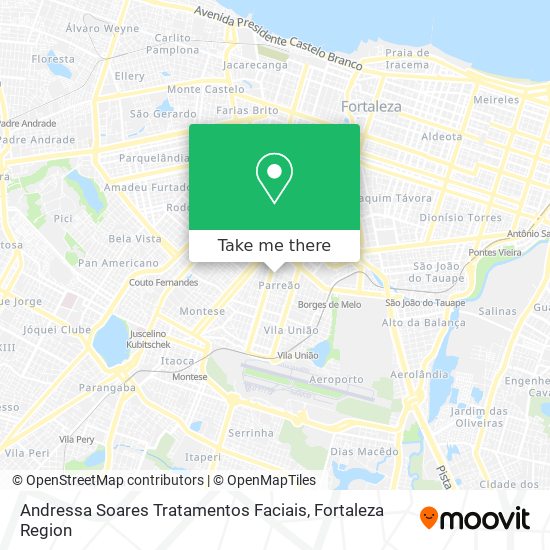 Andressa Soares Tratamentos Faciais map