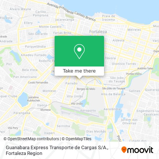 Guanabara Express Transporte de Cargas S / A. map