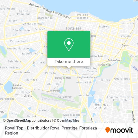 Royal Top - Distribuidor Royal Prestige map