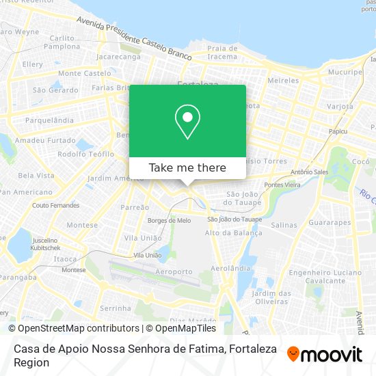 Casa de Apoio Nossa Senhora de Fatima map