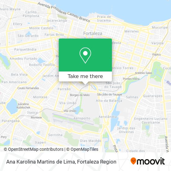 Ana Karolina Martins de Lima map