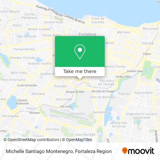 Michelle Santiago Montenegro map