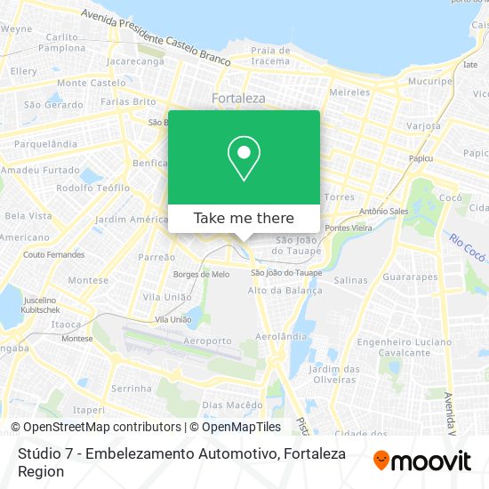 Stúdio 7 - Embelezamento Automotivo map