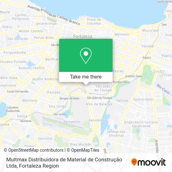 Multmax Distribuidora de Material de Construção Ltda map