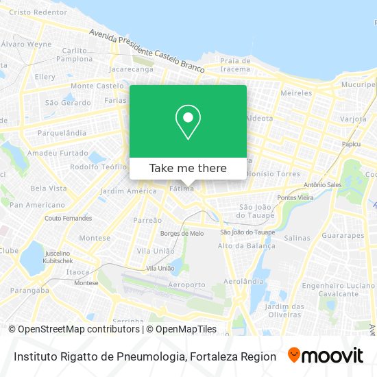 Instituto Rigatto de Pneumologia map