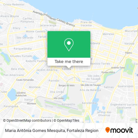 Mapa Maria Antônia Gomes Mesquita