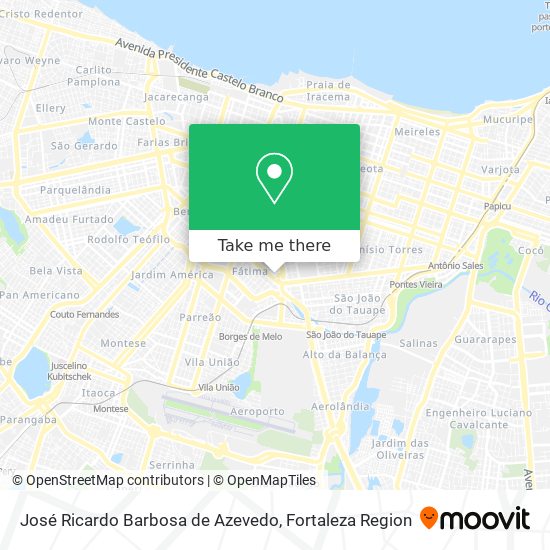 José Ricardo Barbosa de Azevedo map