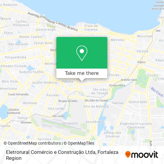 Eletrorural Comércio e Construção Ltda map