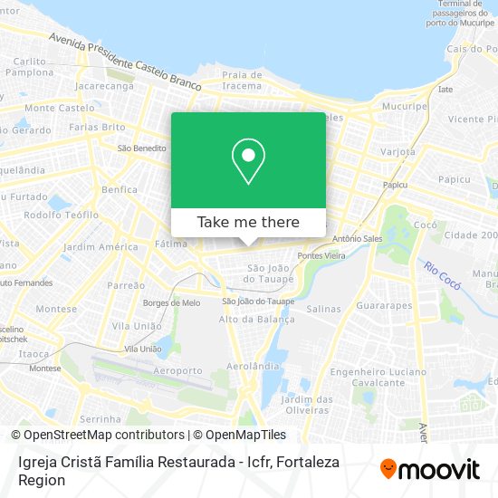 Igreja Cristã Família Restaurada - Icfr map