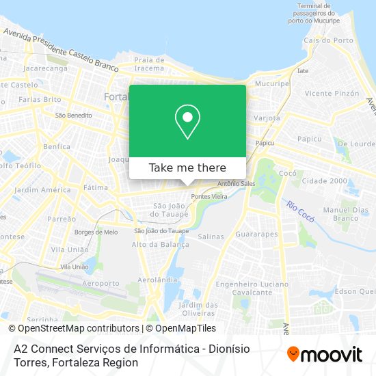 A2 Connect Serviços de Informática - Dionísio Torres map