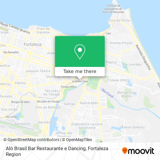 Alô Brasil Bar Restaurante e Dancing map