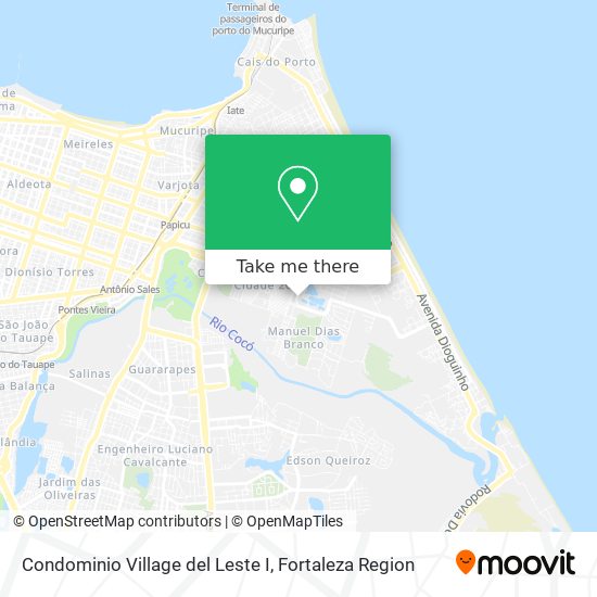 Condominio Village del Leste I map