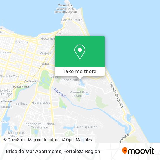 Brisa do Mar Apartments map