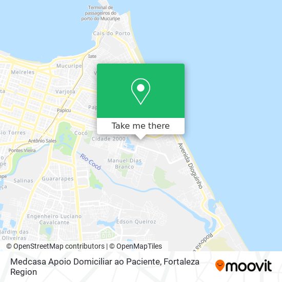 Medcasa Apoio Domiciliar ao Paciente map