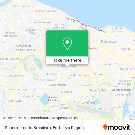 Supermercado Brasileiro map