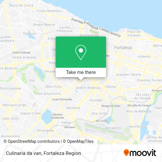 Culinaria da van map