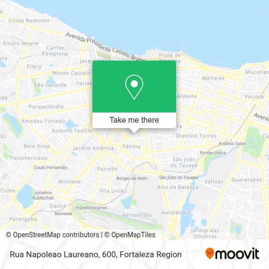 Rua Napoleao Laureano, 600 map