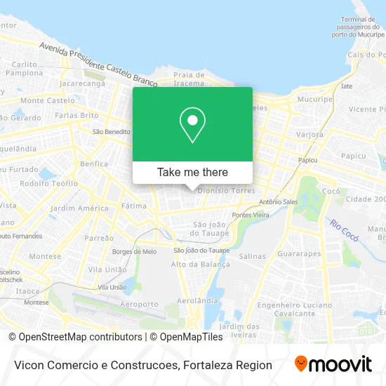 Vicon Comercio e Construcoes map