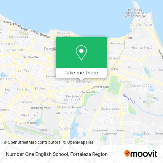 Mapa Number One English School