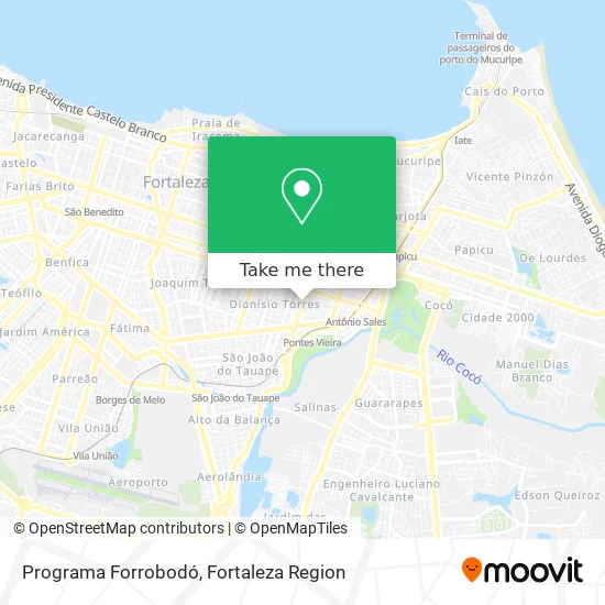 Programa Forrobodó map