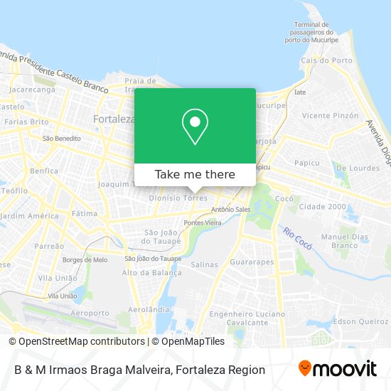B & M Irmaos Braga Malveira map