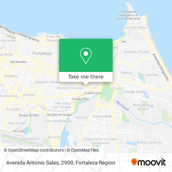 Mapa Avenida Antonio Sales, 2900