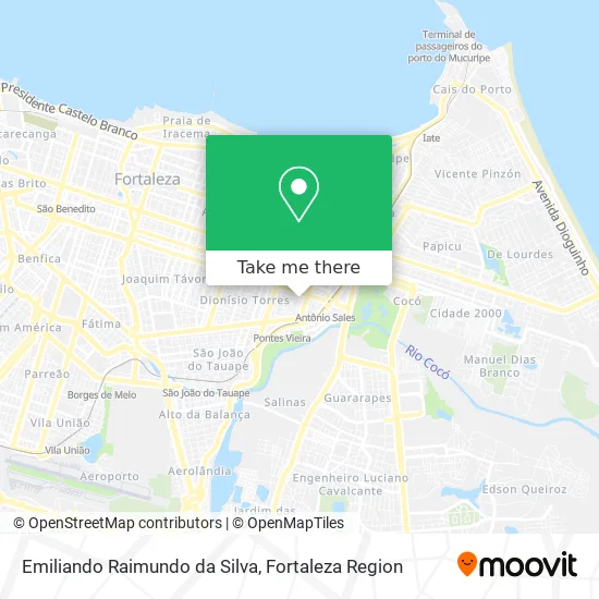 Emiliando Raimundo da Silva map