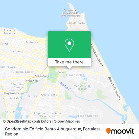 Condominio Edificio Bento Albuquerque map