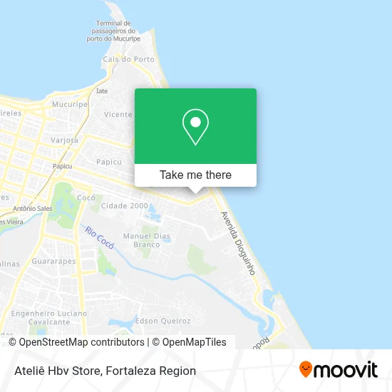 Ateliê Hbv Store map