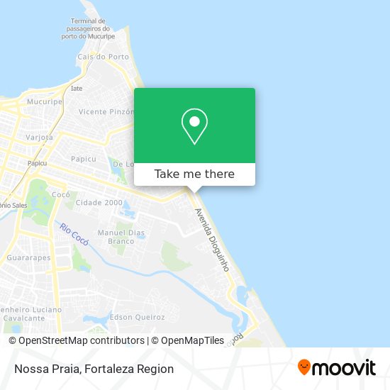 Nossa Praia map