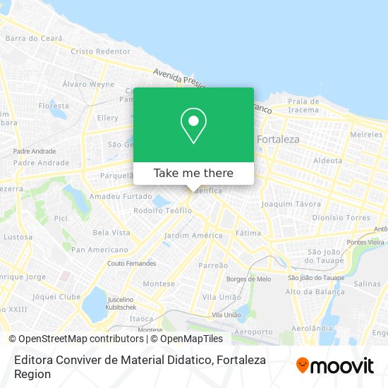 Editora Conviver de Material Didatico map