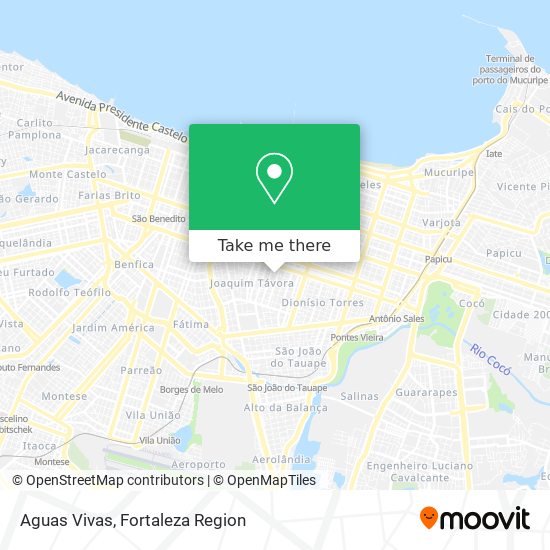 Aguas Vivas map