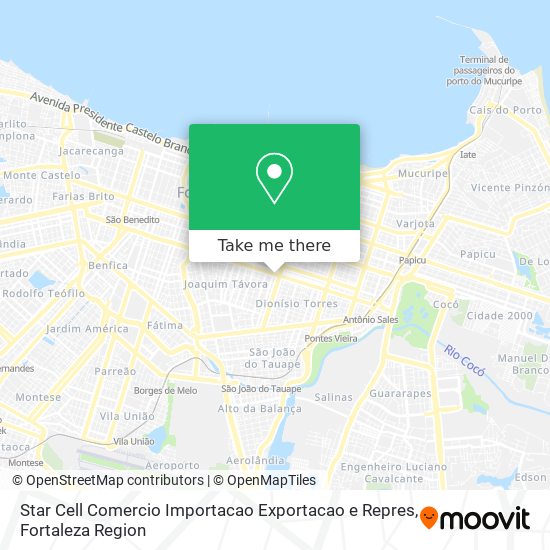 Star Cell Comercio Importacao Exportacao e Repres map