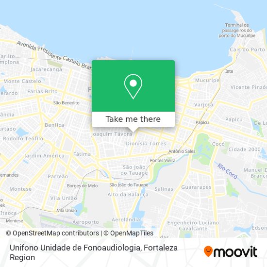 Unifono Unidade de Fonoaudiologia map